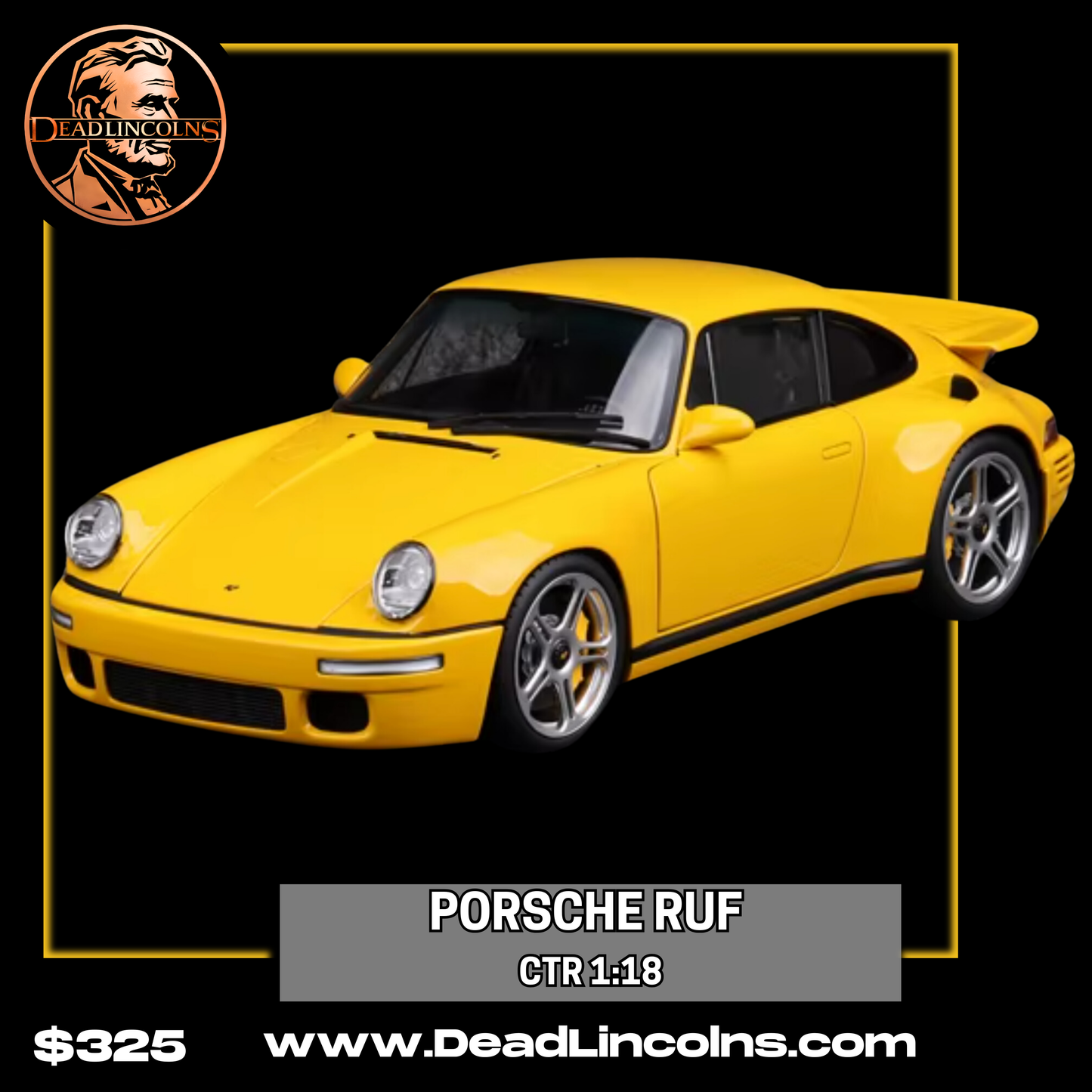 RUF Porsche 1:18 Scale Model Premium Die-Cast Collectible