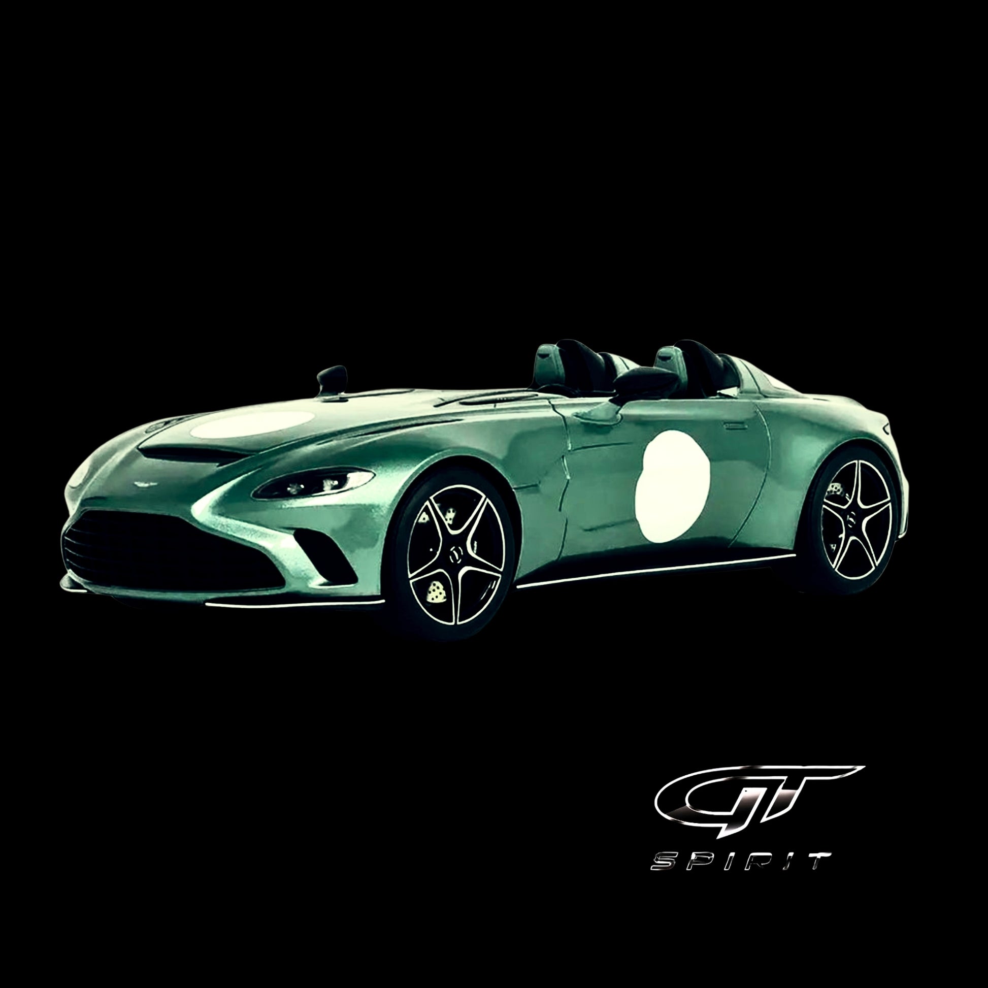 Aston Martin V12 Speedster Green Metallic  by GT Spirit.