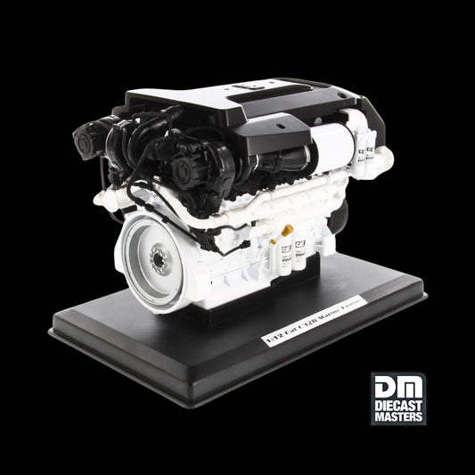 CAT Caterpillar C32B Marine Engine Replica "High Line Series" 1/12 Diecast Model.