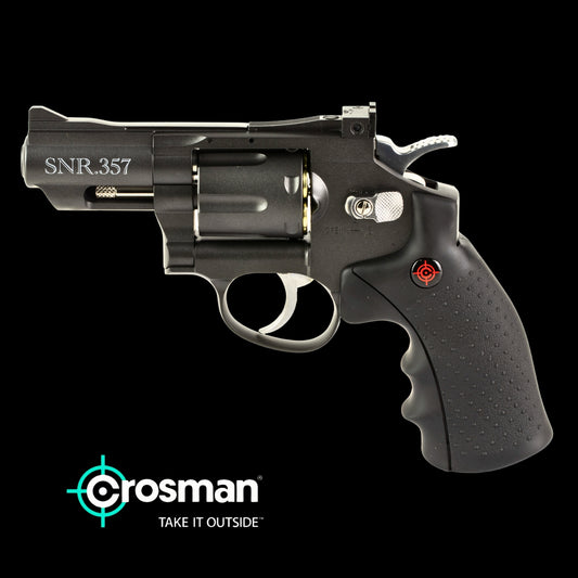 Crosman, CO2 Powered Duel Ammo Full Metal Snub Nose Revolver.