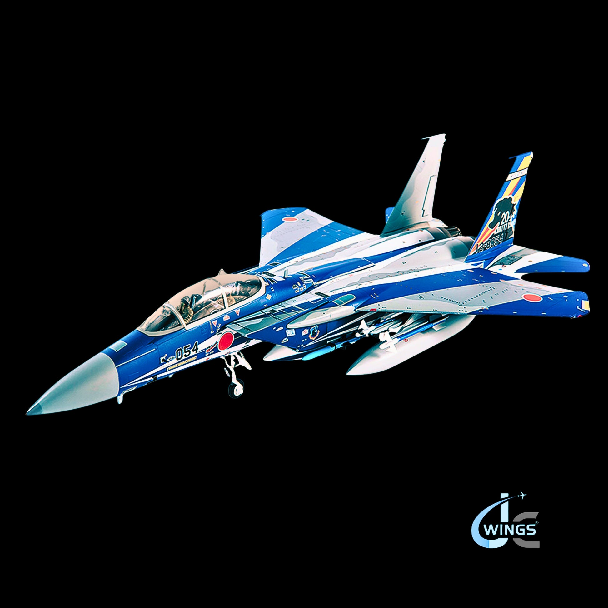 F-15DJ JASDF (Japan Air Self-Defense Force) Eagle Fighter Aircraft.