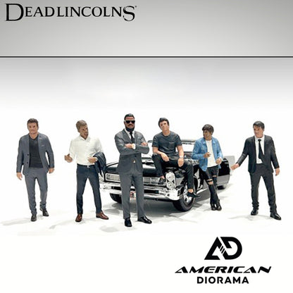 "Gentlemen's Club" 6 piece Figure Set for 1/24 Scale Models by American Diorama