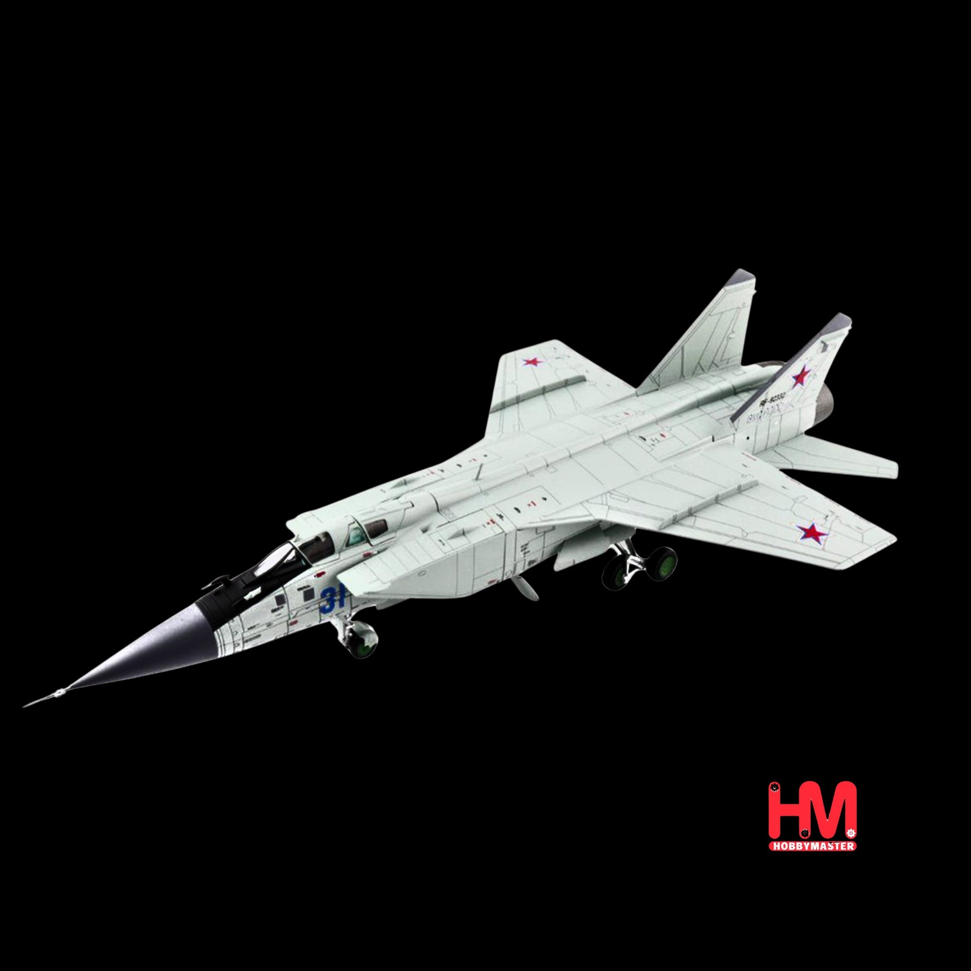 Mikoyan MIG-31K Foxhound D Interceptor Aircraft with KH-47M2 MISSLE.