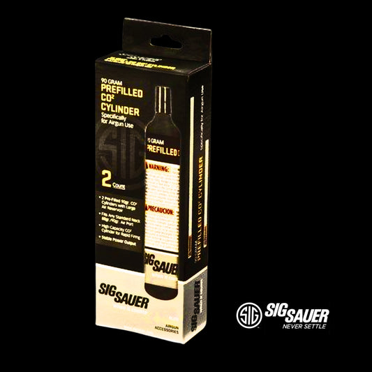 Sig Airguns Advanced Sport Pellet Replacement 2-Pack of 90 gram CO2 Cylinders