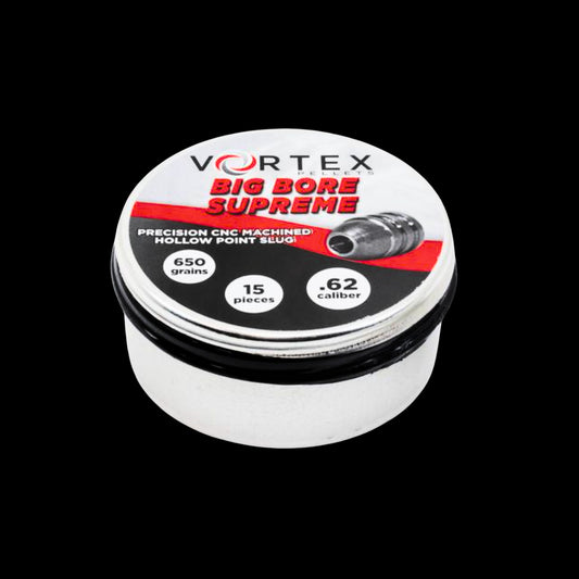 Vortex Big Bore Supreme Air Rifle Pellets .62 cal 650 gr 15/ct