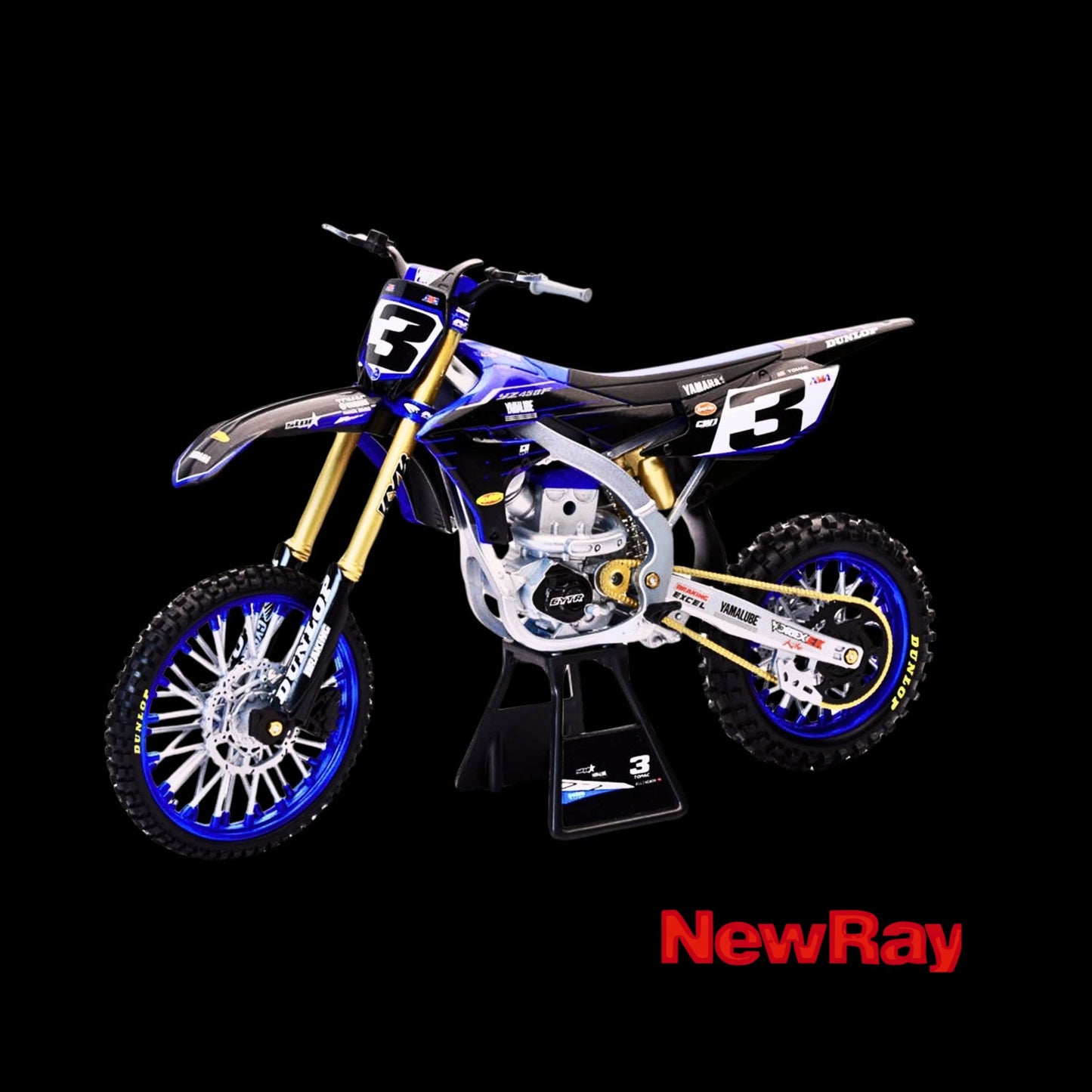 Yamaha YZ450F Motorcycle #3 Eli Tomac "Championship Edition"
