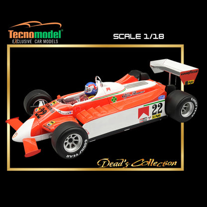 Alfa Romeo 179 1980 Olanda GP Driver Vittorio Brambilla Limited edition 1/18 scale.